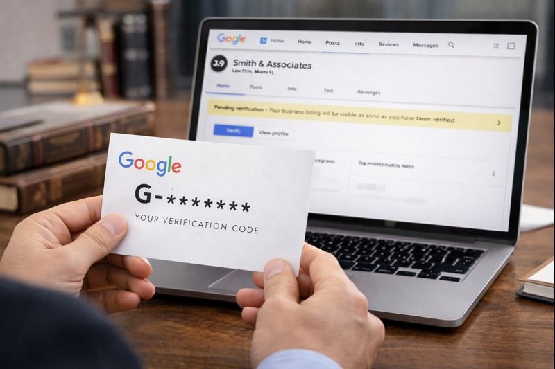 Google Business Profile verification for lawyers
